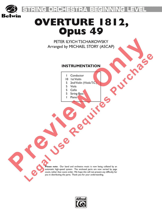 Overture 1812, Opus 49 柴科夫斯基,彼得 序曲 作品 | 小雅音樂 Hsiaoya Music