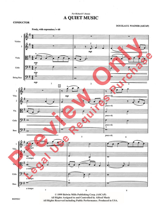 A Quiet Music 總譜 | 小雅音樂 Hsiaoya Music