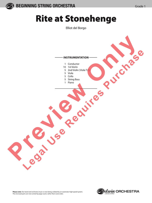 Rite at Stonehenge 總譜 | 小雅音樂 Hsiaoya Music