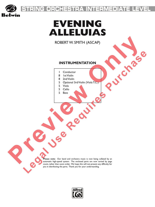 Evening Alleluias 總譜 | 小雅音樂 Hsiaoya Music