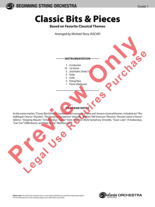 Classic Bits & Pieces 小品 總譜 | 小雅音樂 Hsiaoya Music