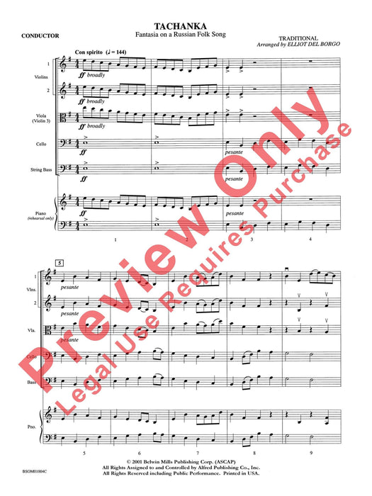 Tachanka (Fantasia on a Russian Folk Song) 幻想曲 民謠 總譜 | 小雅音樂 Hsiaoya Music