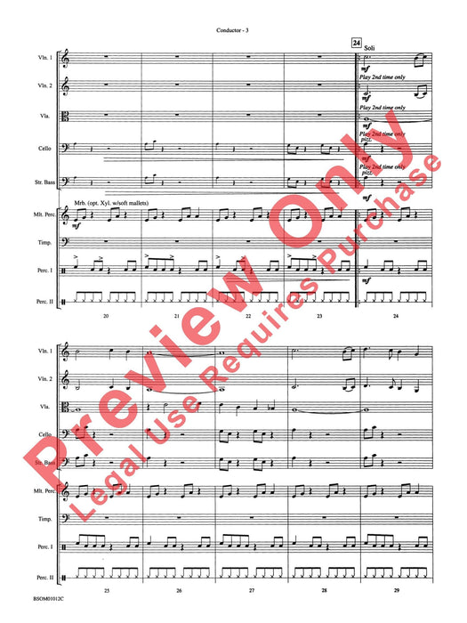 Serengeti Dreams (with Opt. Percussion Ensemble) 擊樂器 總譜 | 小雅音樂 Hsiaoya Music