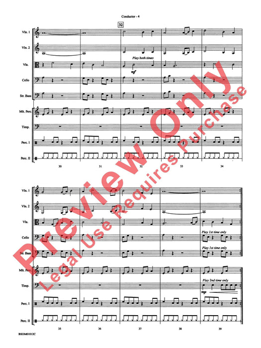 Serengeti Dreams (with Opt. Percussion Ensemble) 擊樂器 總譜 | 小雅音樂 Hsiaoya Music