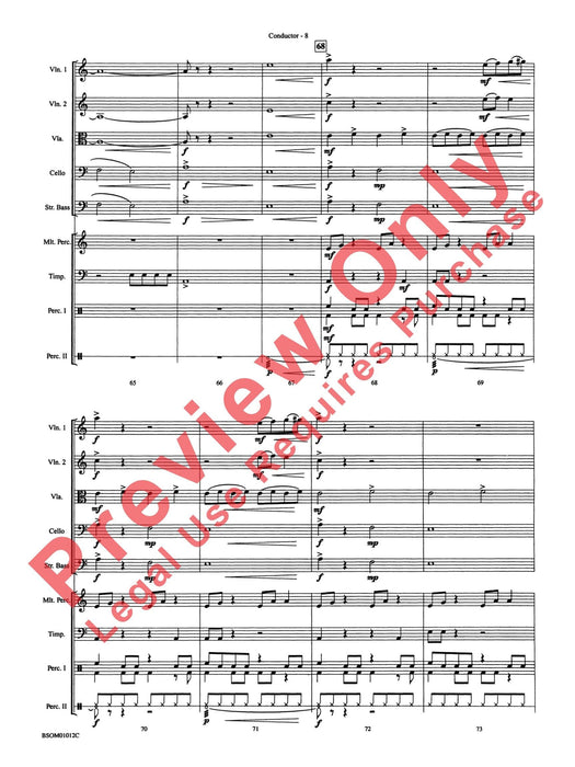 Serengeti Dreams (with Opt. Percussion Ensemble) 擊樂器 總譜 | 小雅音樂 Hsiaoya Music