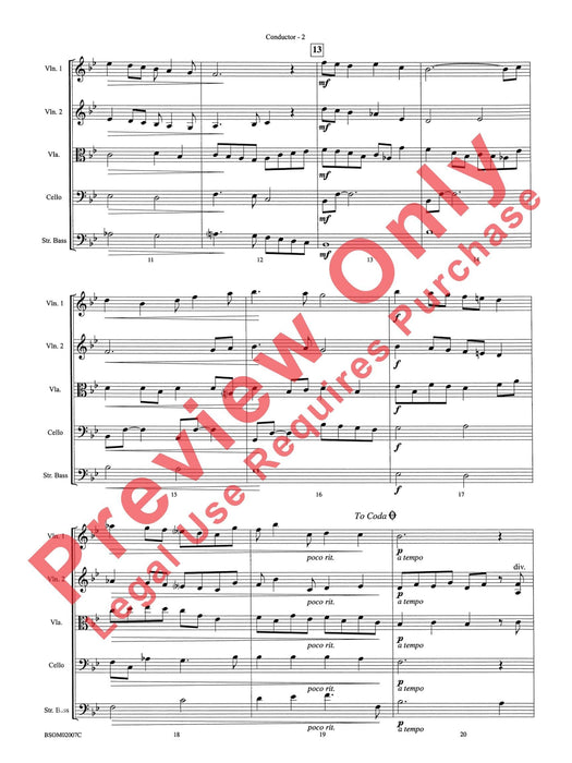 Serenade for String Orchestra 小夜曲 弦樂團 總譜 | 小雅音樂 Hsiaoya Music