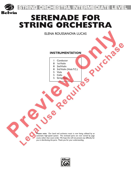 Serenade for String Orchestra 小夜曲 弦樂團 | 小雅音樂 Hsiaoya Music