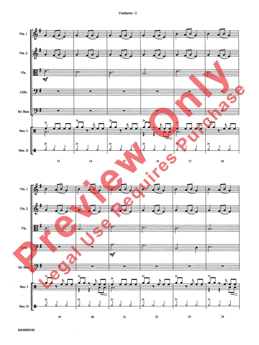 African Bell Carol (for String Orchestra and Percussion) 耶誕頌歌 弦樂團擊樂器 總譜 | 小雅音樂 Hsiaoya Music