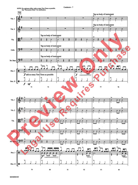 African Bell Carol (for String Orchestra and Percussion) 耶誕頌歌 弦樂團擊樂器 總譜 | 小雅音樂 Hsiaoya Music