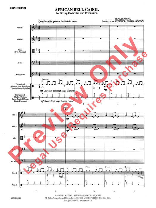African Bell Carol (for String Orchestra and Percussion) 耶誕頌歌 弦樂團擊樂器 | 小雅音樂 Hsiaoya Music