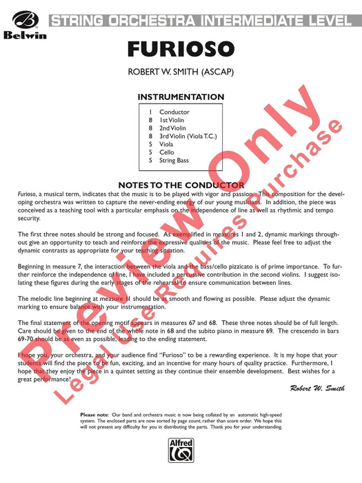 Furioso 總譜 | 小雅音樂 Hsiaoya Music