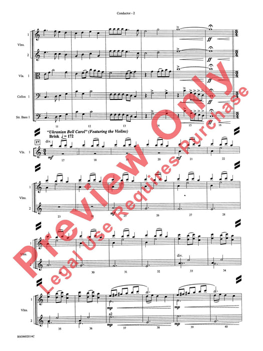 Christmas in the Round (A Holiday Prism for String Orchestra) 弦樂團 總譜 | 小雅音樂 Hsiaoya Music