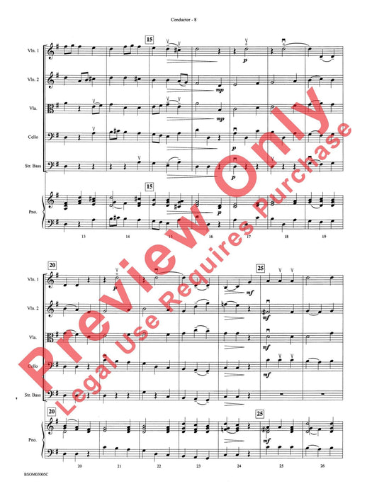 Dance Suite for Strings (I. Allemande, II. Sarabande, III. Gigue) 舞蹈組曲 弦樂 阿勒芒德薩拉班德 基格 總譜 | 小雅音樂 Hsiaoya Music