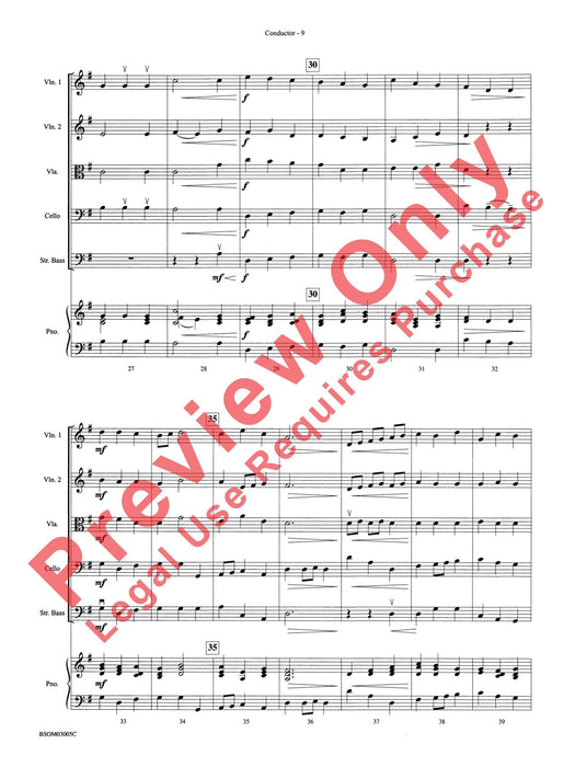 Dance Suite for Strings (I. Allemande, II. Sarabande, III. Gigue) 舞蹈組曲 弦樂 阿勒芒德薩拉班德 基格 總譜 | 小雅音樂 Hsiaoya Music