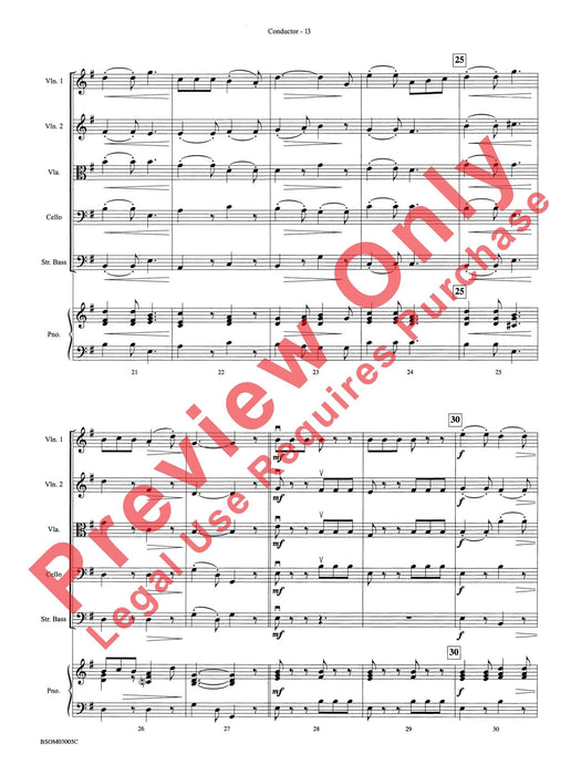 Dance Suite for Strings (I. Allemande, II. Sarabande, III. Gigue) 舞蹈組曲 弦樂 阿勒芒德薩拉班德 基格 總譜 | 小雅音樂 Hsiaoya Music