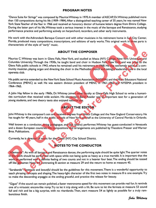 Dance Suite for Strings (I. Allemande, II. Sarabande, III. Gigue) 舞蹈組曲 弦樂 阿勒芒德薩拉班德 基格 | 小雅音樂 Hsiaoya Music