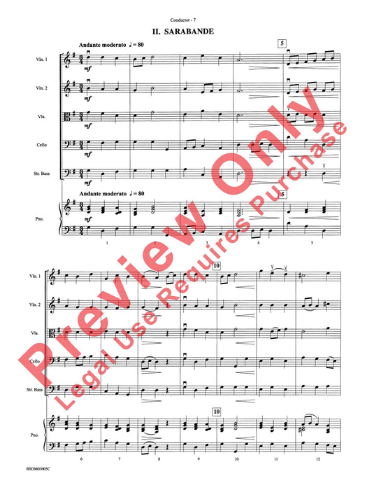 Dance Suite for Strings (I. Allemande, II. Sarabande, III. Gigue) 舞蹈組曲 弦樂 阿勒芒德薩拉班德 基格 | 小雅音樂 Hsiaoya Music