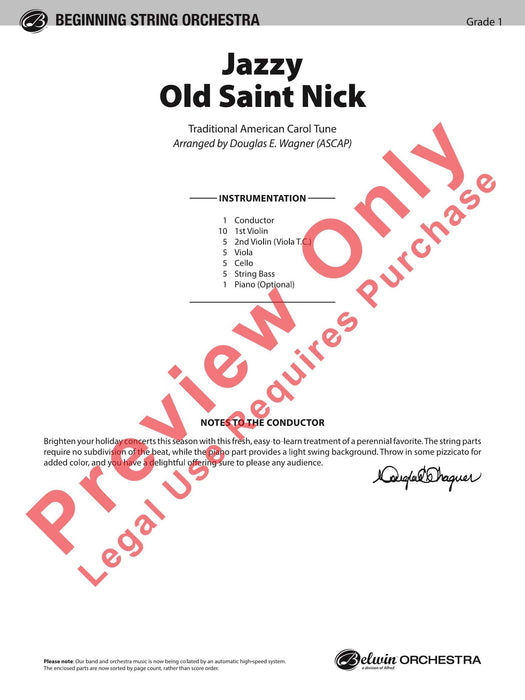 Jazzy Old Saint Nick 總譜 | 小雅音樂 Hsiaoya Music