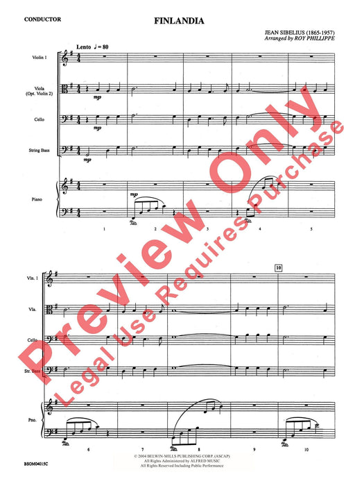 Finlandia 西貝流士 芬蘭頌 總譜 | 小雅音樂 Hsiaoya Music