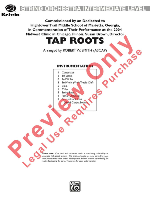 Tap Roots 總譜 | 小雅音樂 Hsiaoya Music