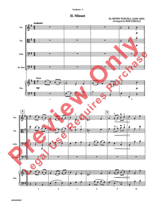 Belwin Beginning String Orchestra Kit #1 Featuring: King William's March / Minuet / Intrada 弦樂團 進行曲小步舞曲 總譜 | 小雅音樂 Hsiaoya Music