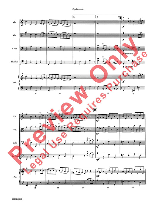 Belwin Beginning String Orchestra Kit #1 Featuring: King William's March / Minuet / Intrada 弦樂團 進行曲小步舞曲 總譜 | 小雅音樂 Hsiaoya Music