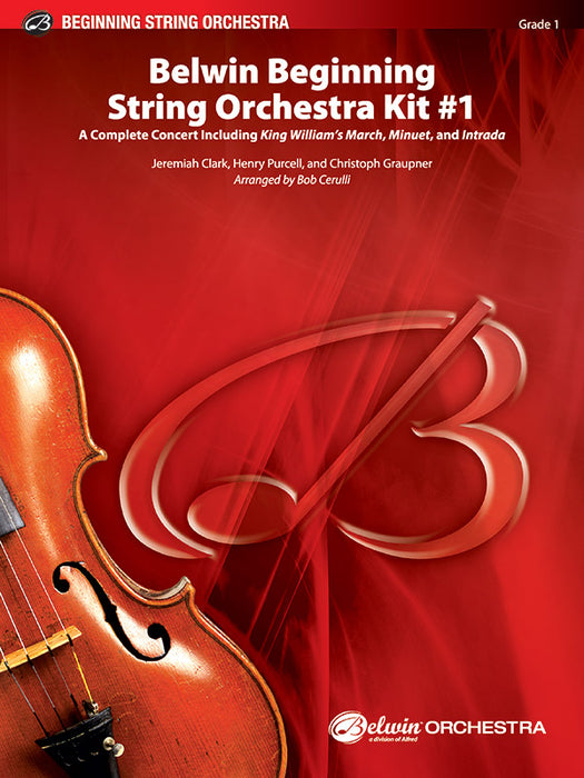 Belwin Beginning String Orchestra Kit #1 Featuring: King William's March / Minuet / Intrada 弦樂團 進行曲小步舞曲 | 小雅音樂 Hsiaoya Music