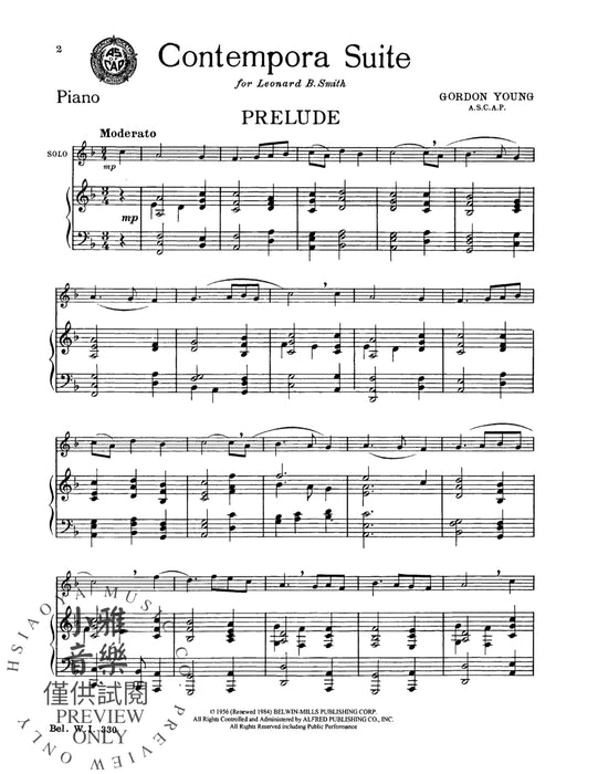 Contempora Suite 組曲 | 小雅音樂 Hsiaoya Music