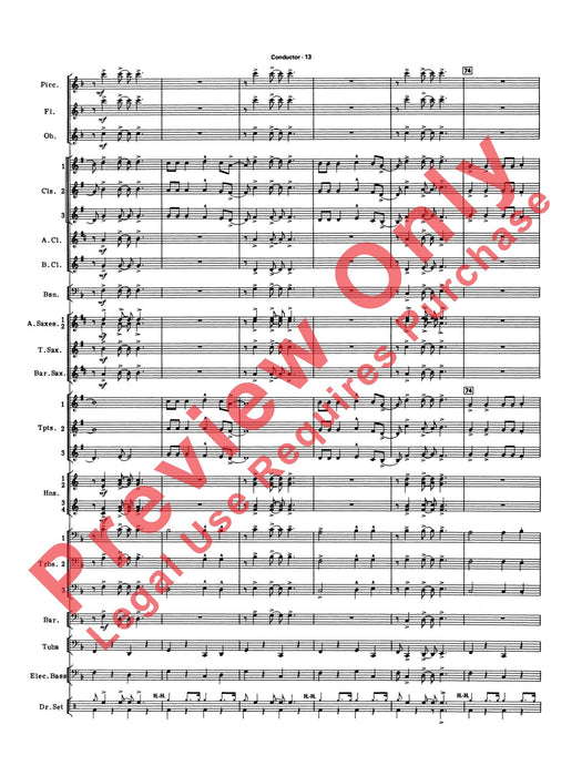 Big Band Spectacular A Medley for Concert Band 大樂隊 組合曲 室內管樂團 總譜 | 小雅音樂 Hsiaoya Music