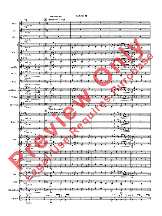 Big Band Spectacular A Medley for Concert Band 大樂隊 組合曲 室內管樂團 總譜 | 小雅音樂 Hsiaoya Music