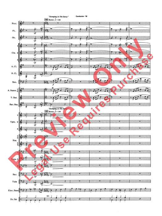 Big Band Spectacular A Medley for Concert Band 大樂隊 組合曲 室內管樂團 總譜 | 小雅音樂 Hsiaoya Music