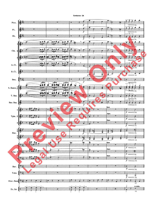 Big Band Spectacular A Medley for Concert Band 大樂隊 組合曲 室內管樂團 總譜 | 小雅音樂 Hsiaoya Music