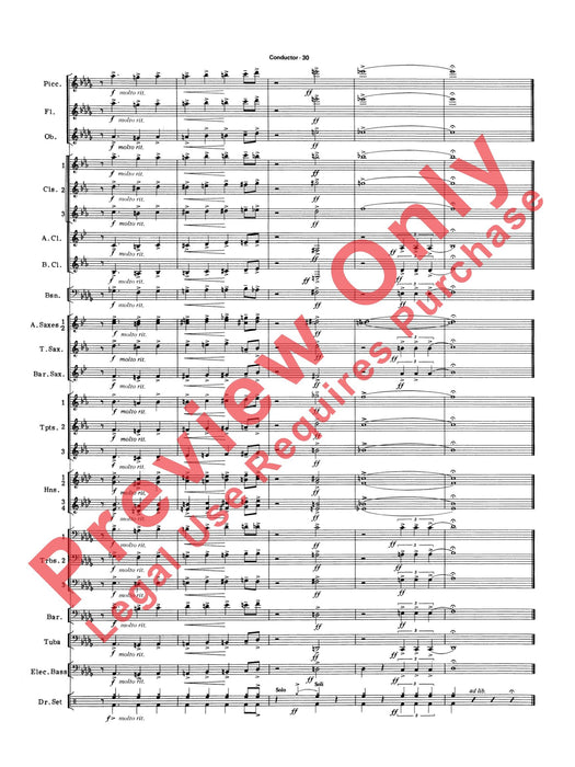 Big Band Spectacular A Medley for Concert Band 大樂隊 組合曲 室內管樂團 總譜 | 小雅音樂 Hsiaoya Music