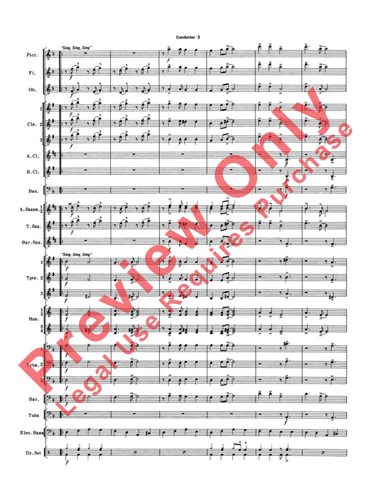 Big Band Spectacular A Medley for Concert Band 大樂隊 組合曲 室內管樂團 總譜 | 小雅音樂 Hsiaoya Music