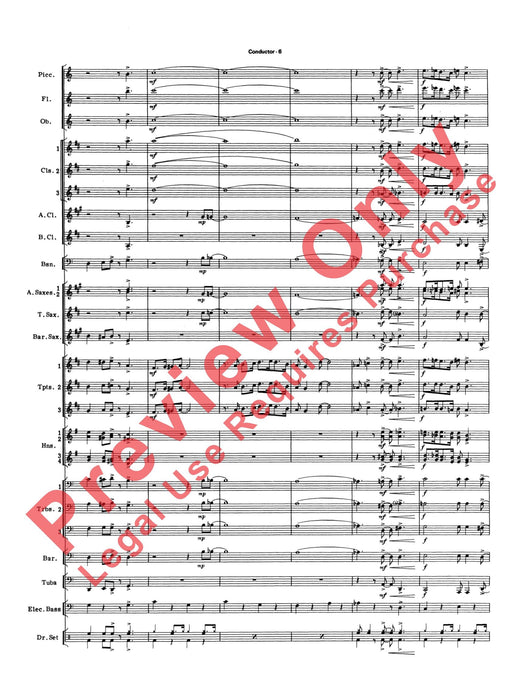 Big Band Spectacular A Medley for Concert Band 大樂隊 組合曲 室內管樂團 總譜 | 小雅音樂 Hsiaoya Music