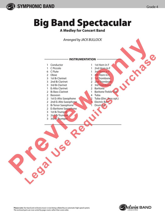 Big Band Spectacular A Medley for Concert Band 大樂隊 組合曲 室內管樂團 | 小雅音樂 Hsiaoya Music