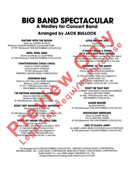 Big Band Spectacular A Medley for Concert Band 大樂隊 組合曲 室內管樂團 | 小雅音樂 Hsiaoya Music