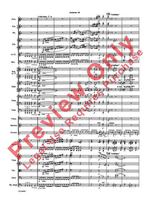 Themes from 007 A Medley for Orchestra 組合曲 管弦樂團 總譜 | 小雅音樂 Hsiaoya Music