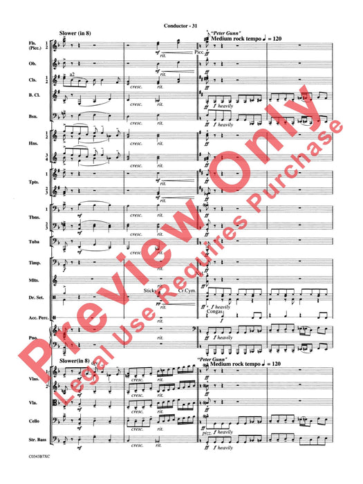 A Tribute to Henry Mancini 總譜 | 小雅音樂 Hsiaoya Music