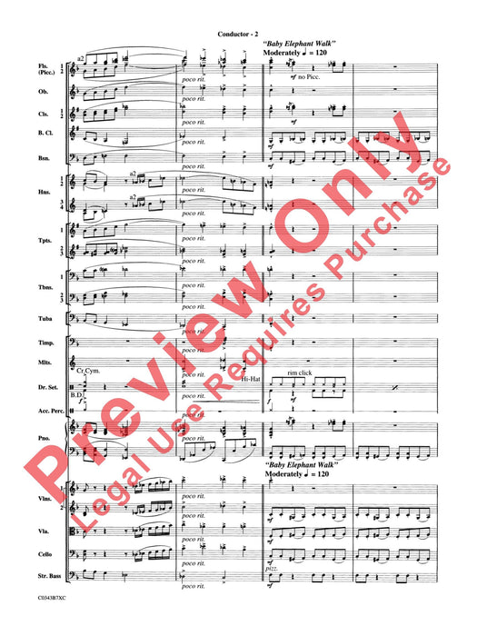 A Tribute to Henry Mancini 總譜 | 小雅音樂 Hsiaoya Music