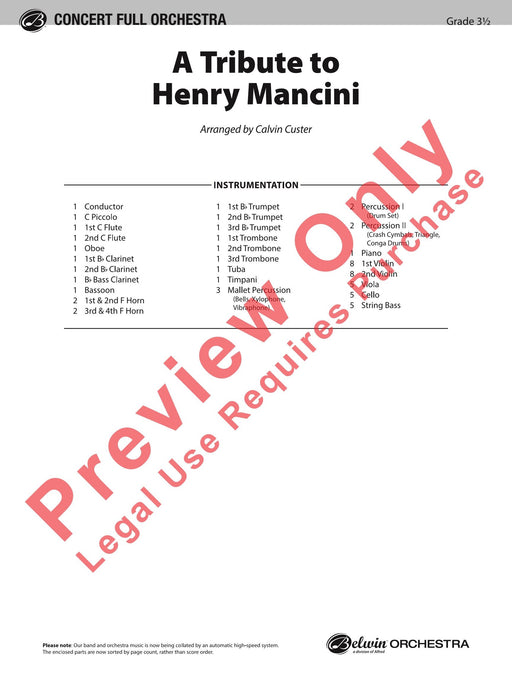 A Tribute to Henry Mancini | 小雅音樂 Hsiaoya Music