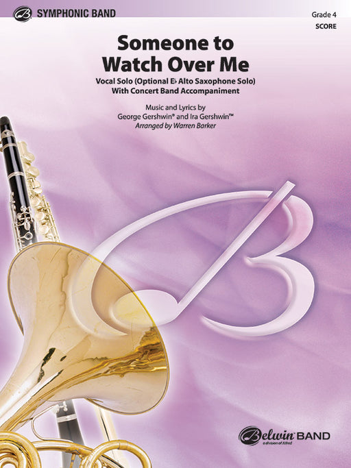 Someone to Watch Over Me Vocal Solo (Optional E-Flat Alto Saxophone Solo) with Concert Band Acc. 蓋希文 獨奏 中音薩氏管獨奏 室內管樂團 總譜 | 小雅音樂 Hsiaoya Music