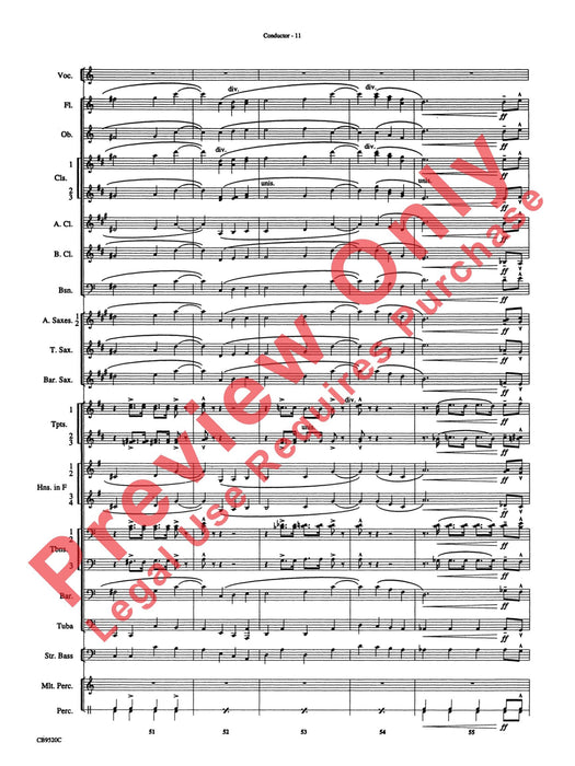 But Not for Me Vocal Solo (Optional B-Flat Clarinet Solo) with Concert Band Acc. 蓋希文 獨奏 豎笛 獨奏 室內管樂團 總譜 | 小雅音樂 Hsiaoya Music