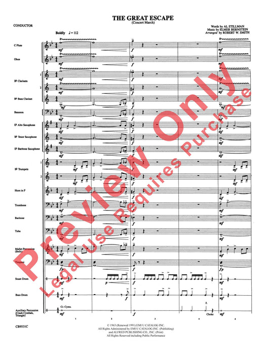 The Great Escape March 進行曲 總譜 | 小雅音樂 Hsiaoya Music