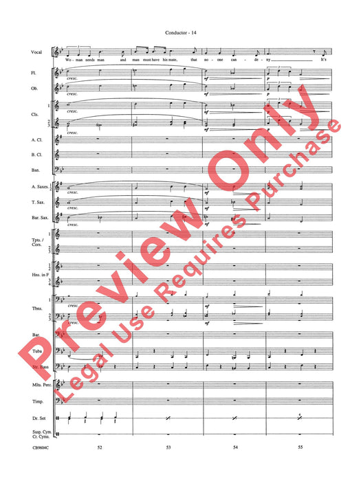 As Time Goes By Tenor Saxophone, Clarinet, Trombone or Vocal Solo 薩氏管 豎笛 長號 獨奏 總譜 | 小雅音樂 Hsiaoya Music