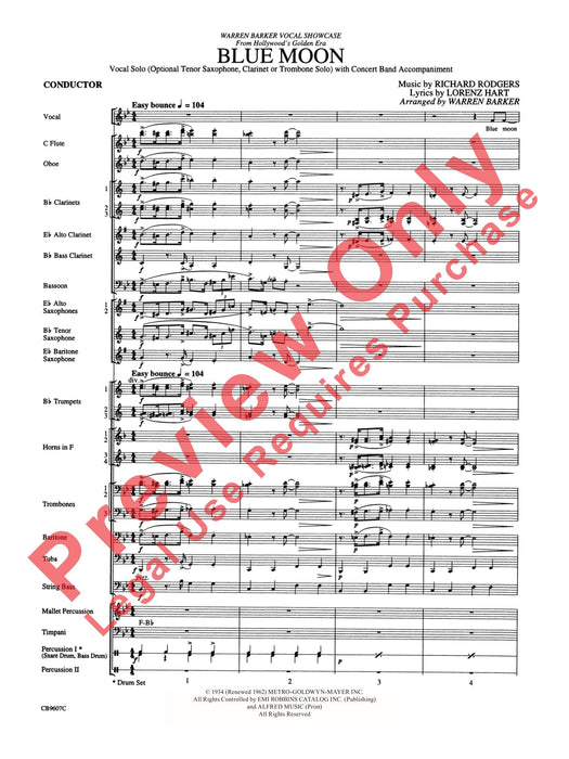 Blue Moon 總譜 | 小雅音樂 Hsiaoya Music