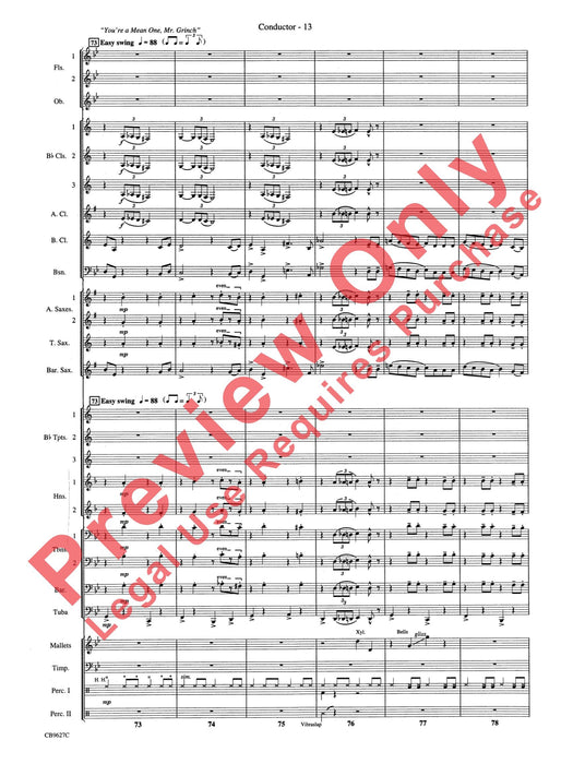How the Grinch Stole Christmas Featuring: Welcome Christmas / You're a Mean One, Mr. Grinch 總譜 | 小雅音樂 Hsiaoya Music