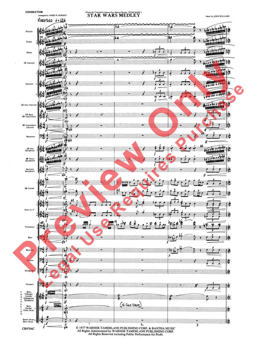 Star Wars Medley 組合曲 總譜 | 小雅音樂 Hsiaoya Music