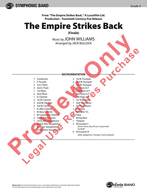 The Empire Strikes Back (Finale) 終曲 總譜 | 小雅音樂 Hsiaoya Music