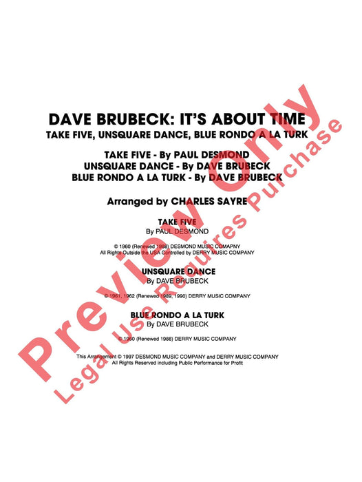 Dave Brubeck: It's About Time Featuring: Take Five / Unsquare Dance / Blue Rondo a la Turk 舞曲 迴旋曲 | 小雅音樂 Hsiaoya Music
